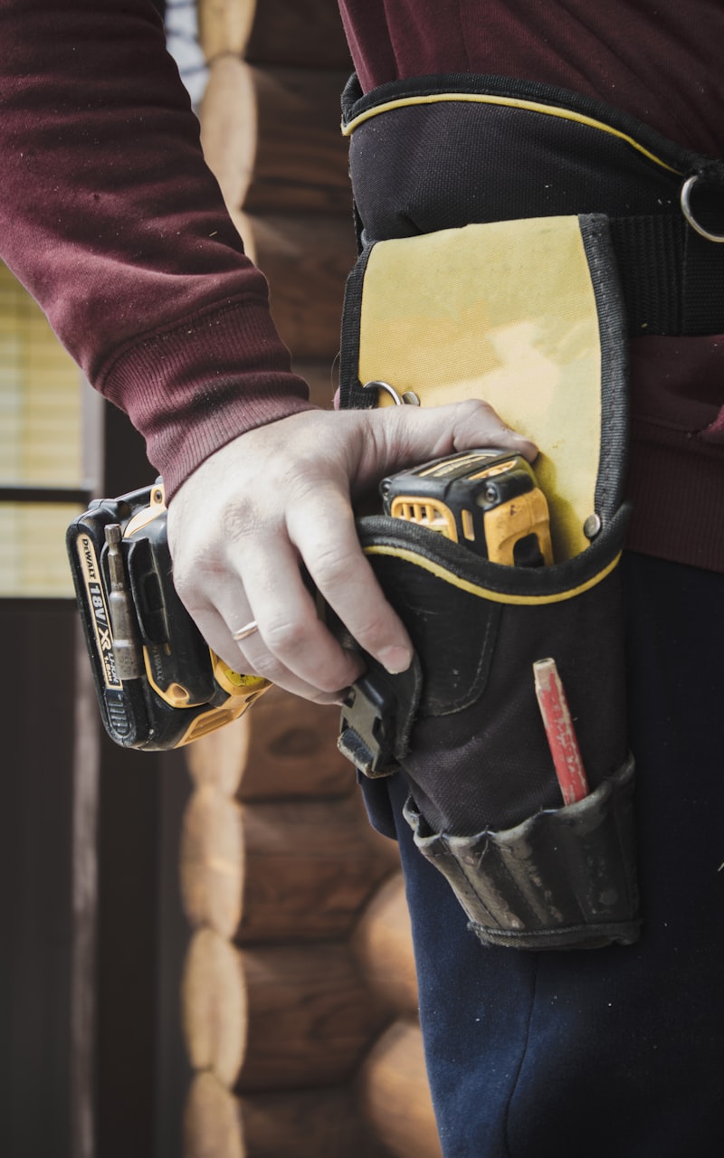 Electrician tools and cordless drill
